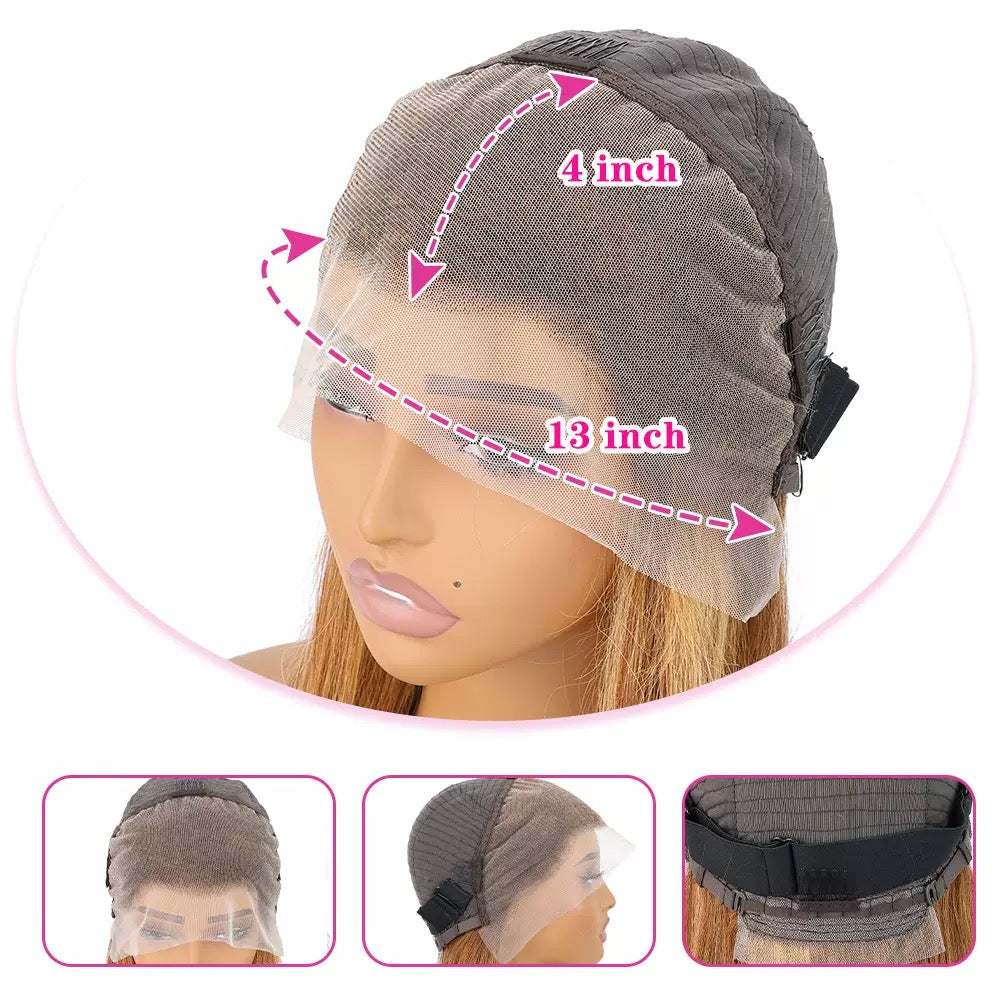 Bob Bone straight 13x4 Frontal Lace