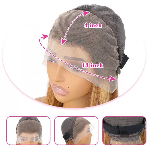 Bob Bone straight 13x4 Frontal Lace