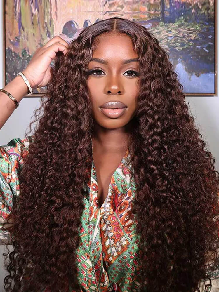 Mii+ Signature | chocolate brown Deep Curly HD Lace
