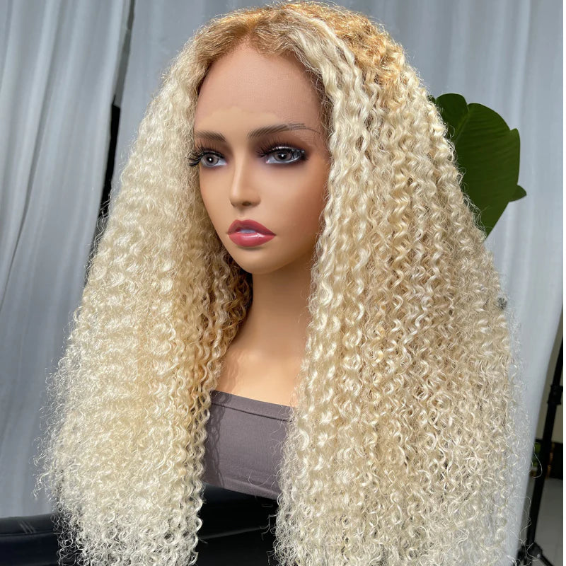 Mii+ Signature- #613 blonde jerry Curly 180% density