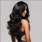 Royal Raw Remy hair - B1 Black Body wave HD Lace glueless pre-plucked