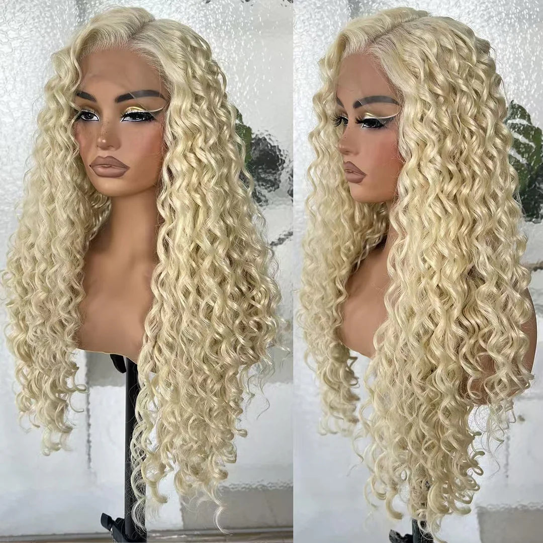 Mii+ Signature- #613 blonde jerry Curly 180% density
