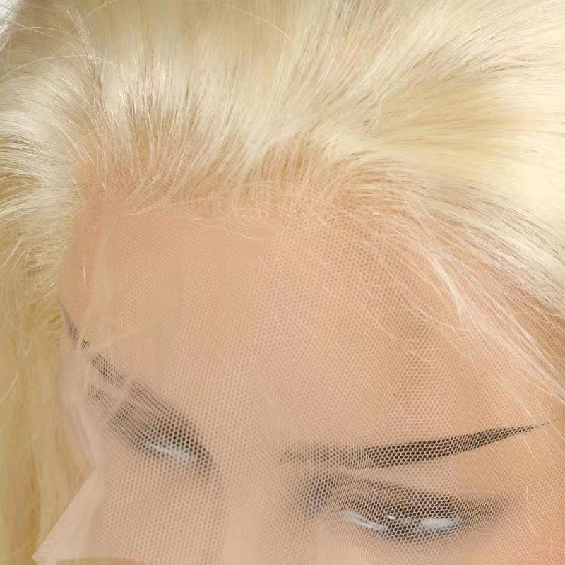 Mii+ Signature- #613 Blonde SDD Bone straight 13X4 Frontal Lace