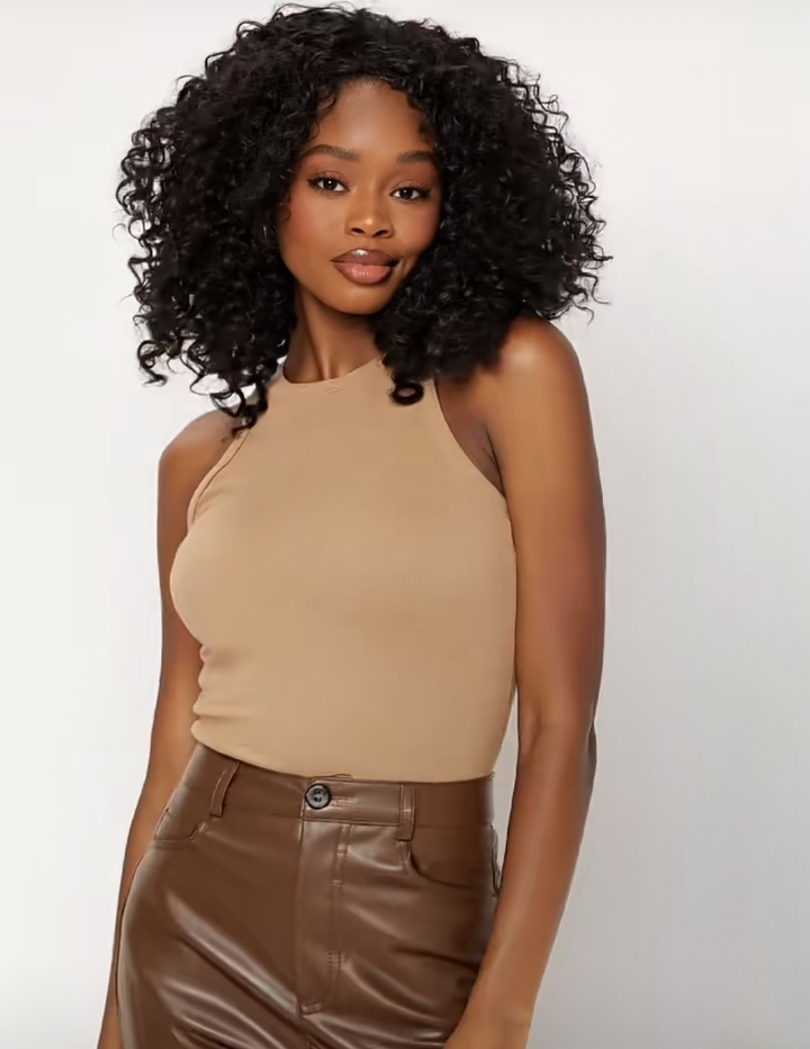 Kinky Straight hair 13x4 Frontal Lace