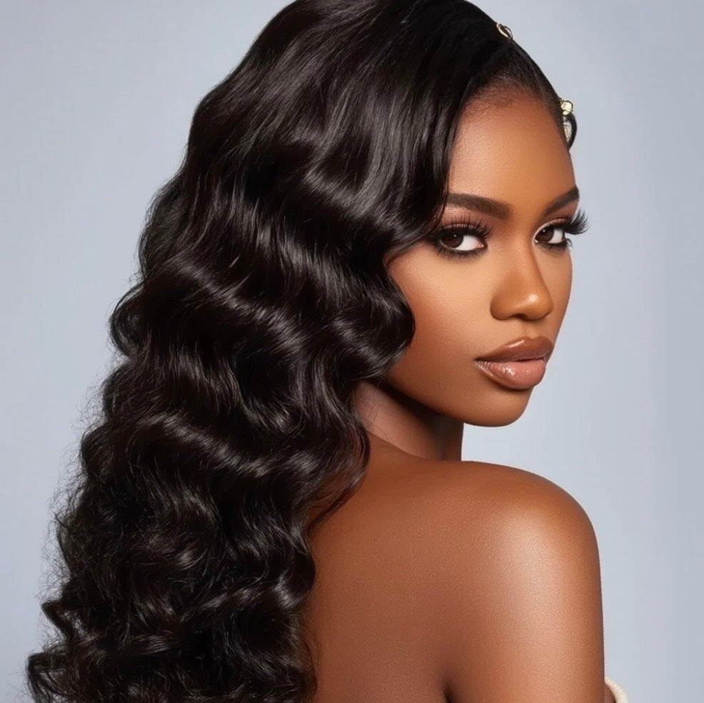 Loose Wave Black  13x4 HD Lace