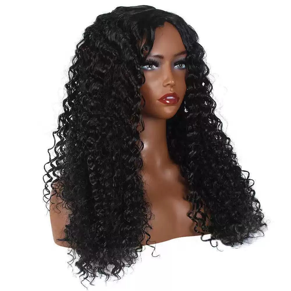 Royal Raw Remy hair - B1 Black Jerry Curly HD Lace glueless pre-plucked