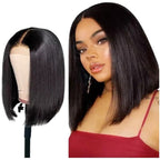 Bob Bone straight 13x4 Frontal Lace 180% density