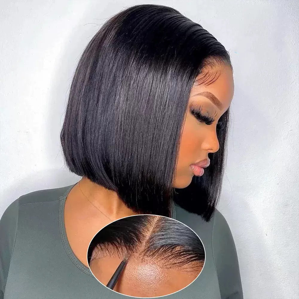 Bob Bone straight 13x4 Frontal Lace
