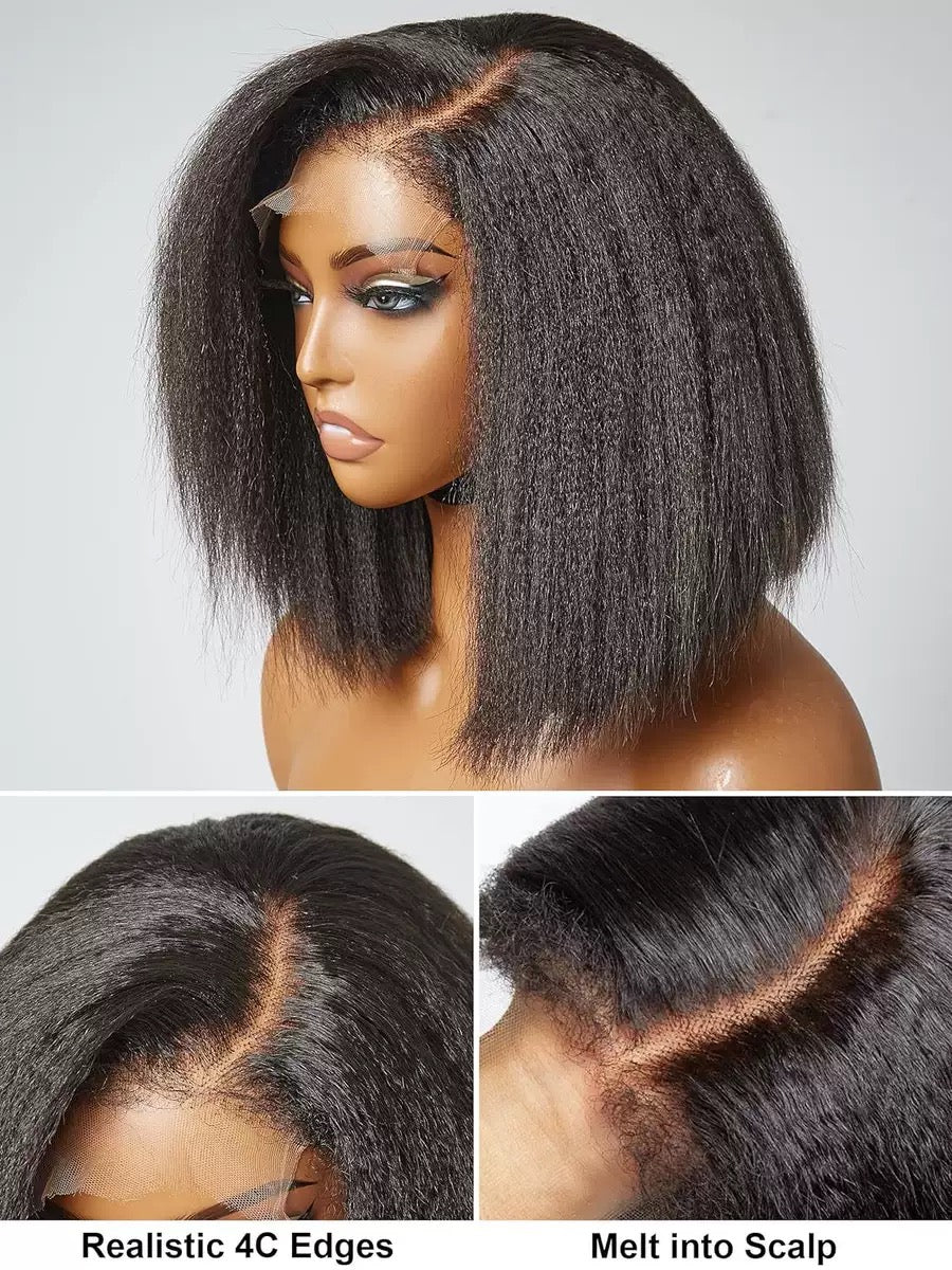 Mii+ Signature-Bob #B1 Black Kinky straight 180% density