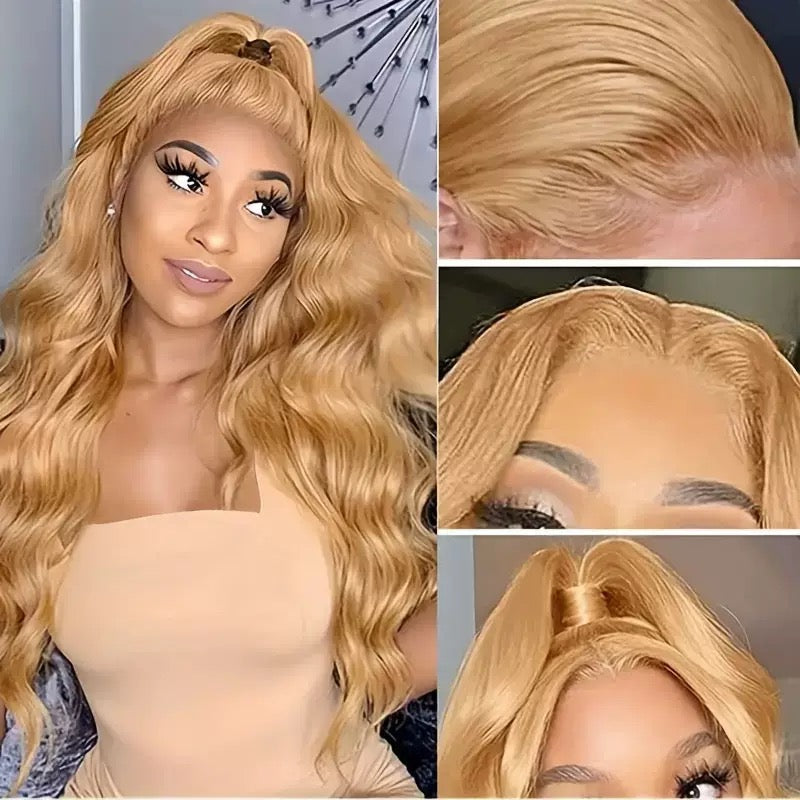 #27 Blonde Body Wave 13x4 Frontal Lace