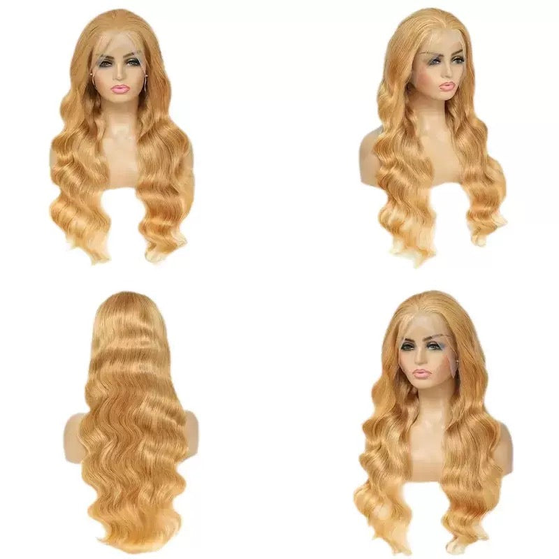 #27 Blonde Body Wave 13x4 Frontal Lace