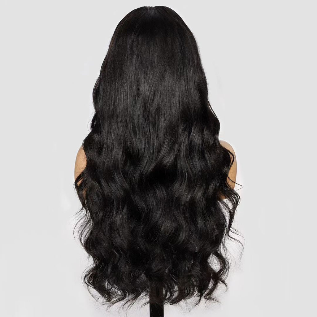Royal Raw Remy hair - B1 Black Body wave HD Lace glueless pre-plucked