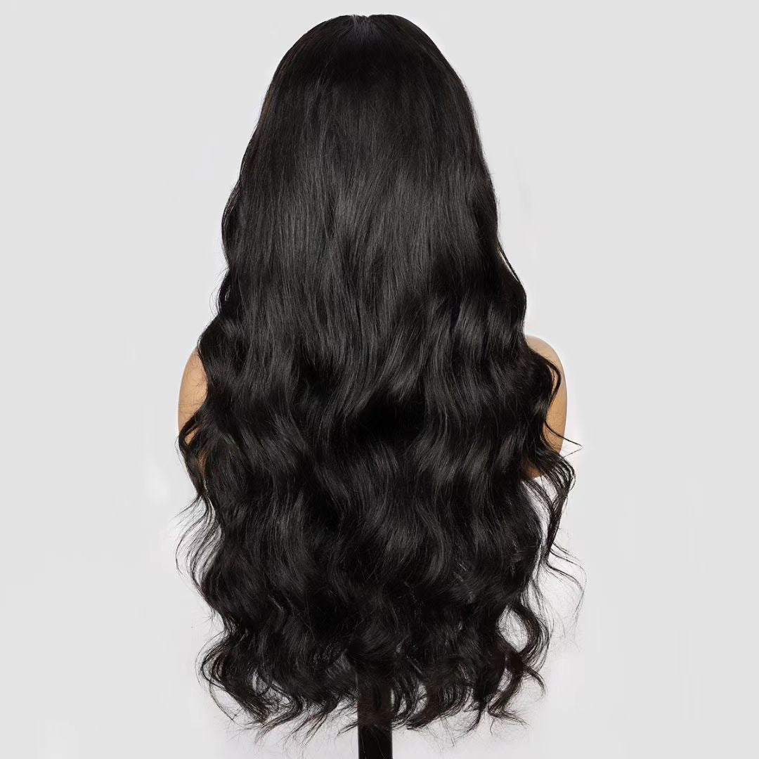 Royal Raw Remy hair - B1 Black Body wave HD Lace glueless pre-plucked