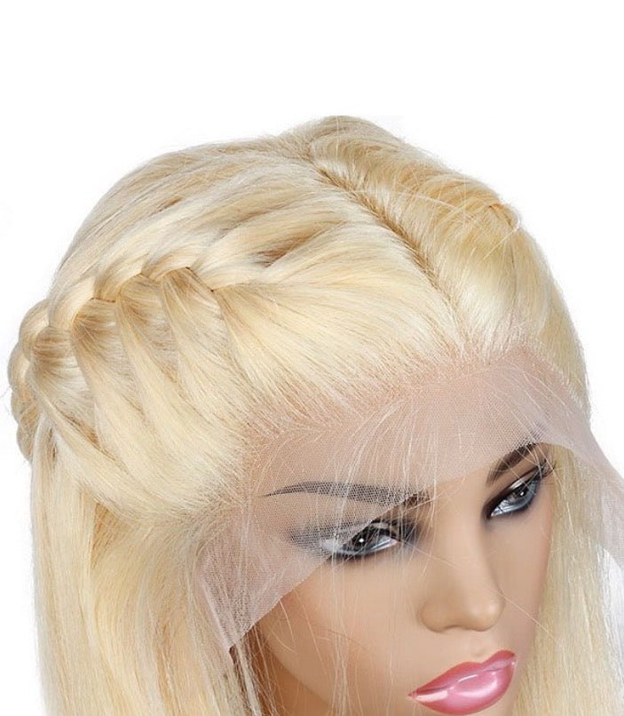 Mii+ Signature- #613 Blonde SDD Bone straight 13X4 Frontal Lace