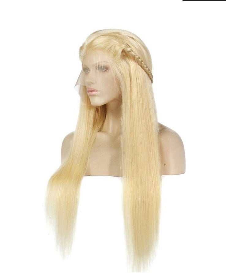 Mii+ Signature- #613 Blonde SDD Bone straight 13X4 Frontal Lace