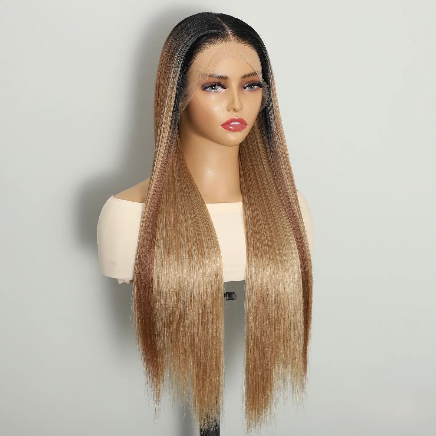 Mii+ Signature-Ombre blonde Bone straight
