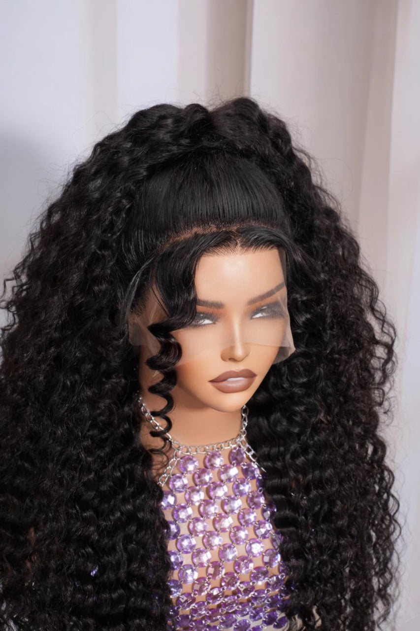 Mii+ Signature | Black Deep Curly HD Lace glueless