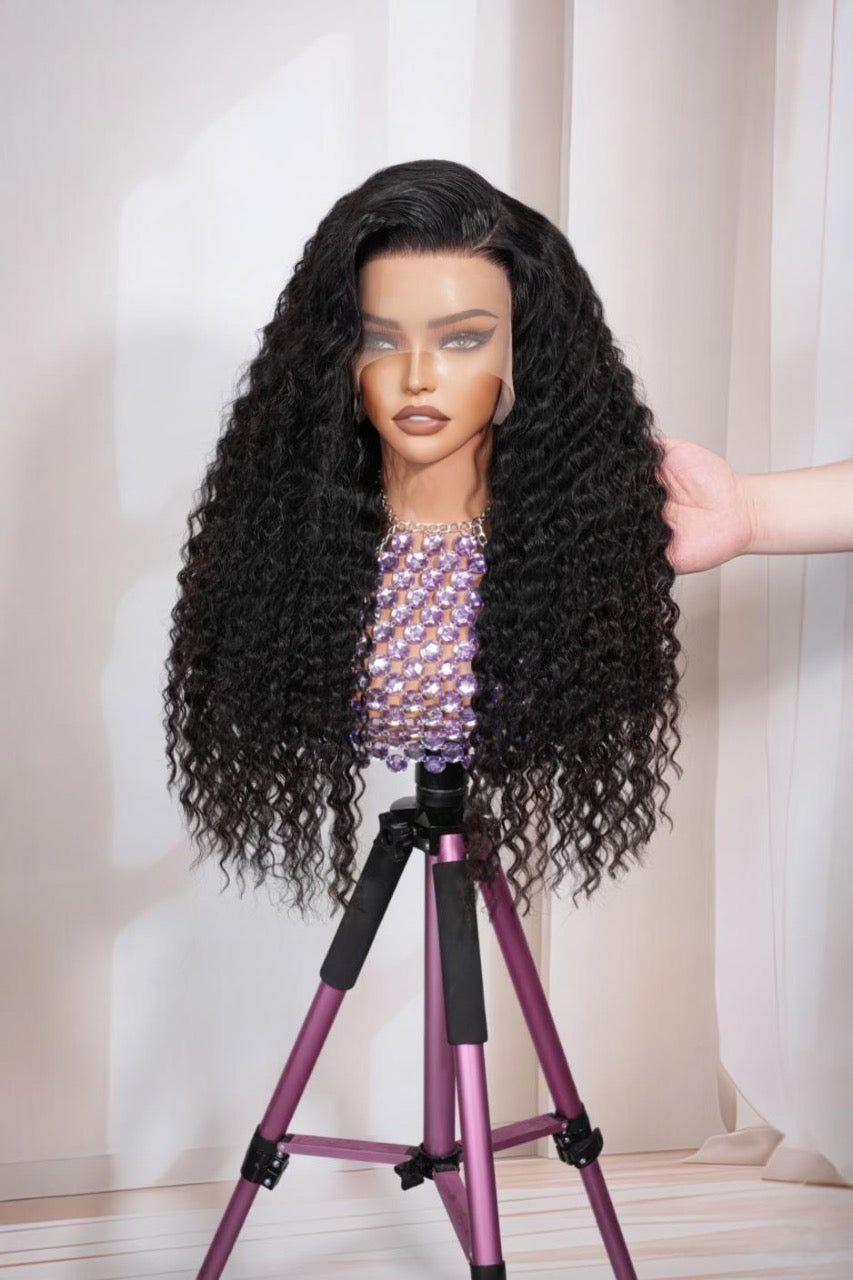 Mii+ Signature | Black Deep Curly HD Lace glueless