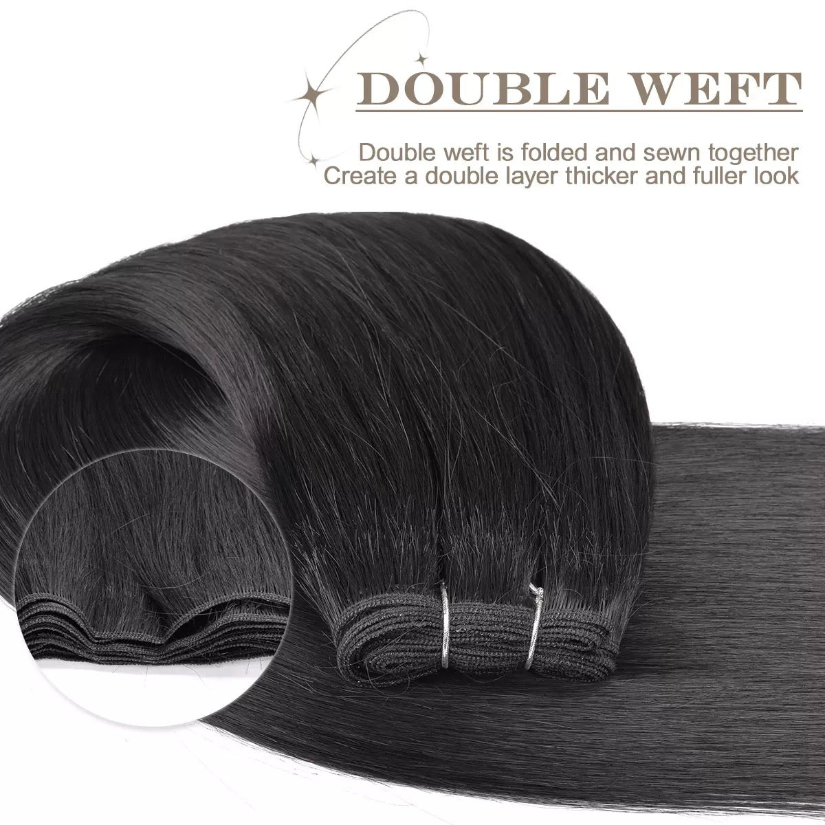 Mii+ Super double drawn volume Weft
