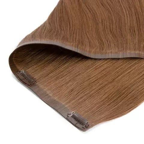 Seamless invisible Clip in PU remy hair