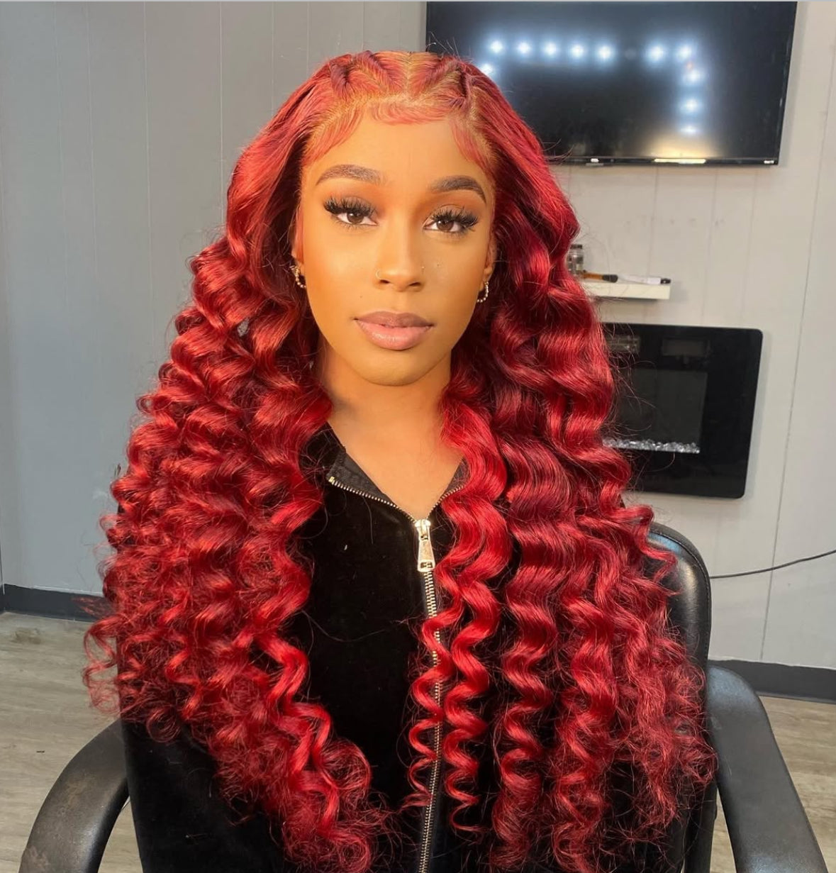Mii+ Signature | 99J burgundy red Loose wave glueless