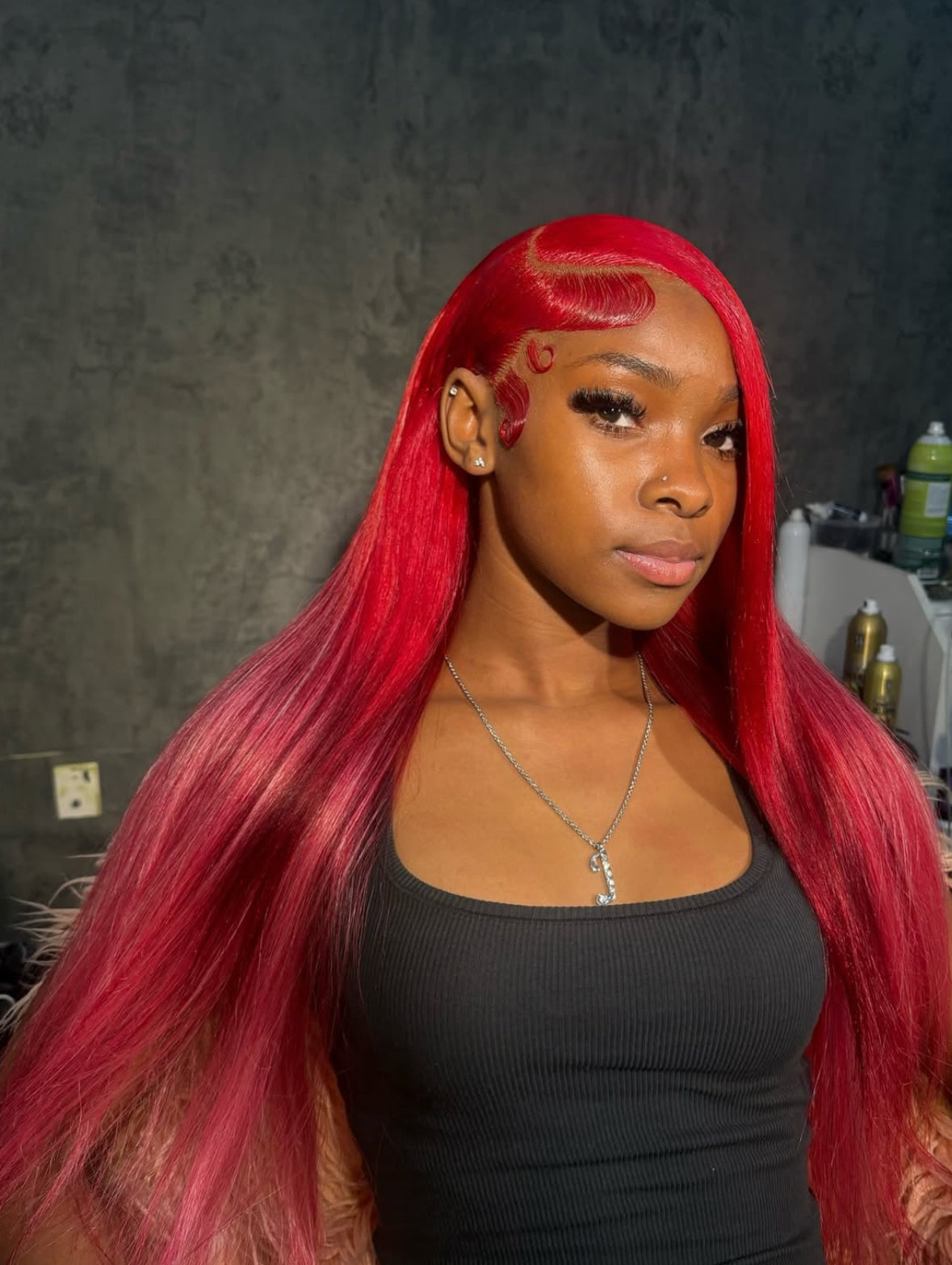 Mii+ Smart | 99J Burgundy Red Bone straight Frontal Lace