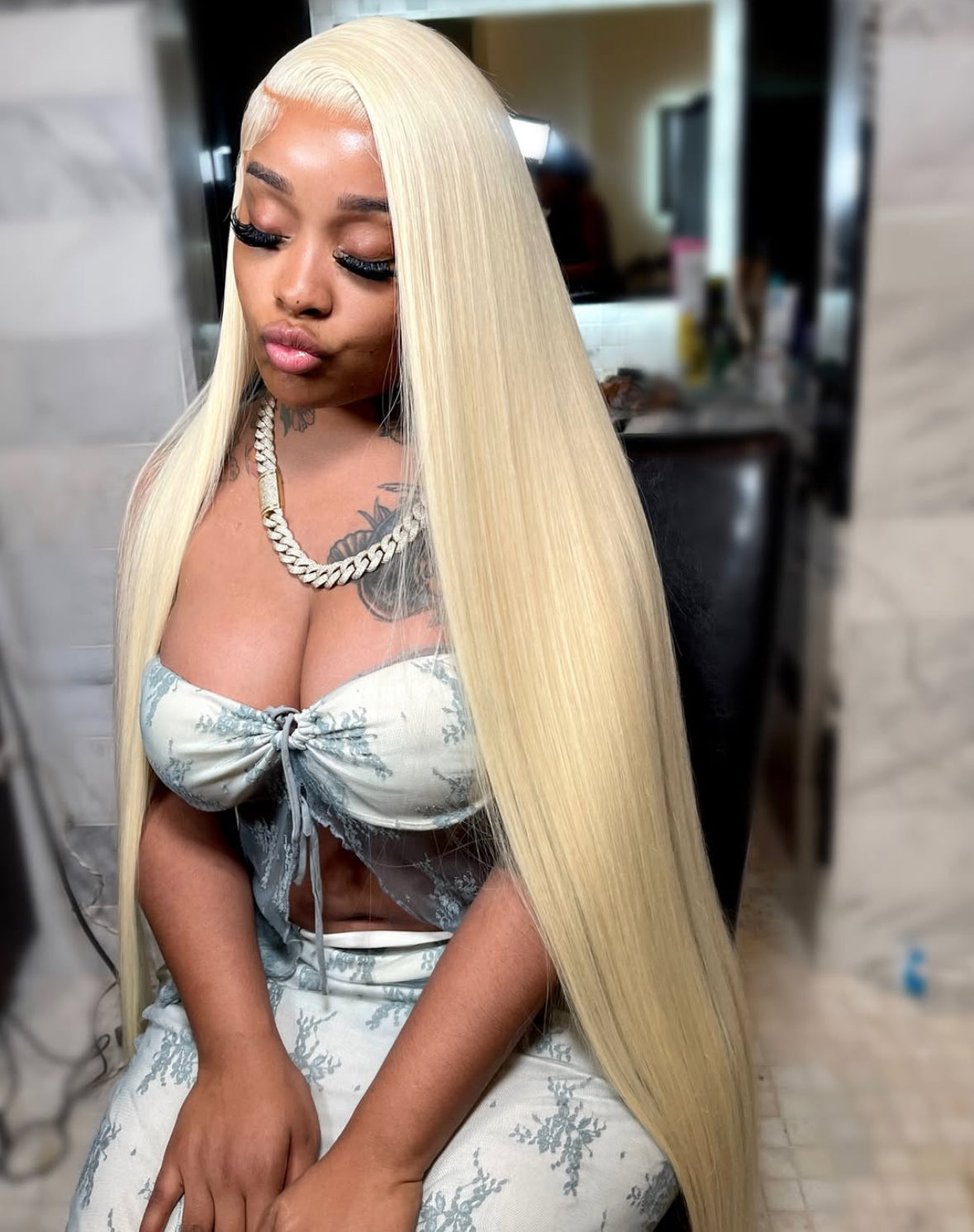 Wear and go | TangleGuard™ 613 blonde Bone straight glueless