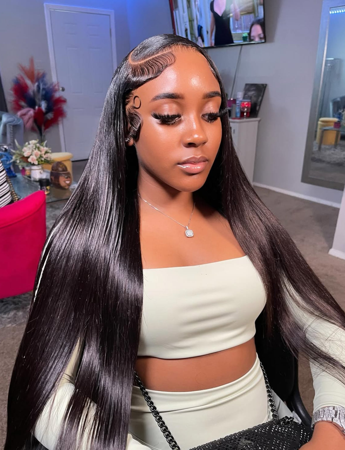 Mii+ Signature- TangleGuard™ natural black bone straight