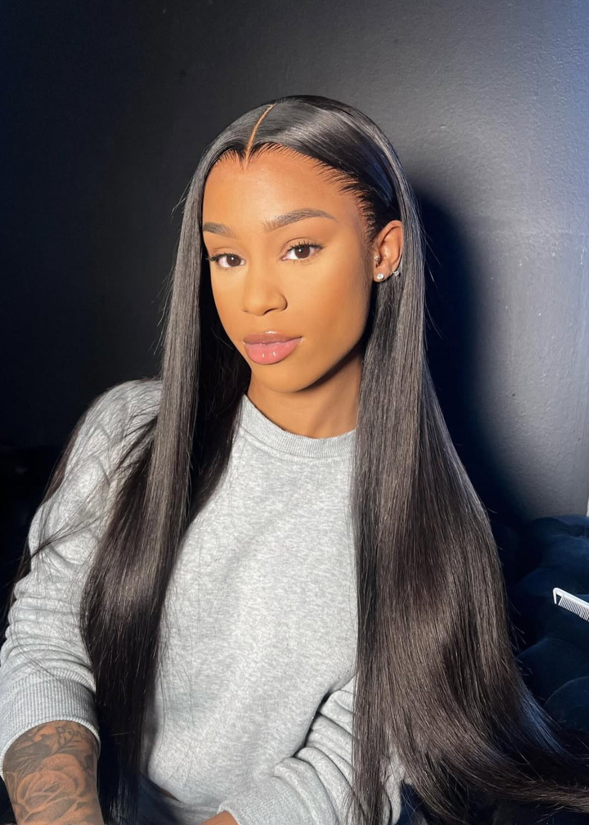 Mii+ Signature- TangleGuard™ natural black bone straight