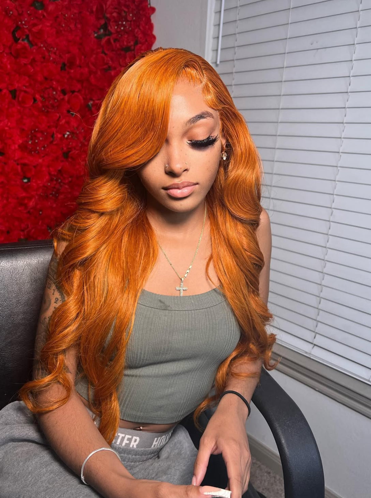 Mii+ Smart | ginger orange Body Wave Frontal Lace