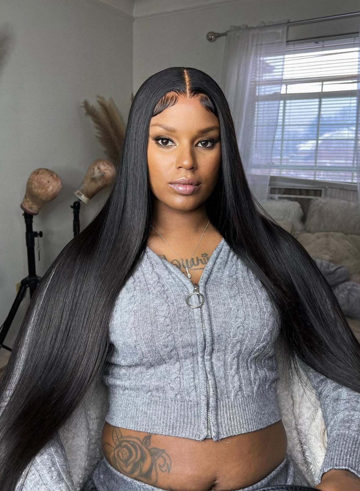 Mii+ Signature- TangleGuard™ natural black bone straight