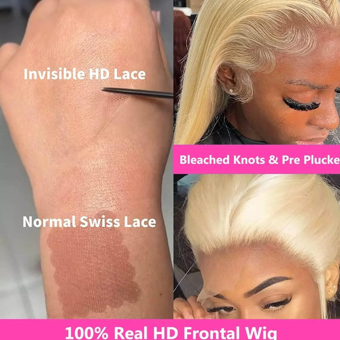 Wear and go | TangleGuard™ 613 blonde Bone straight glueless