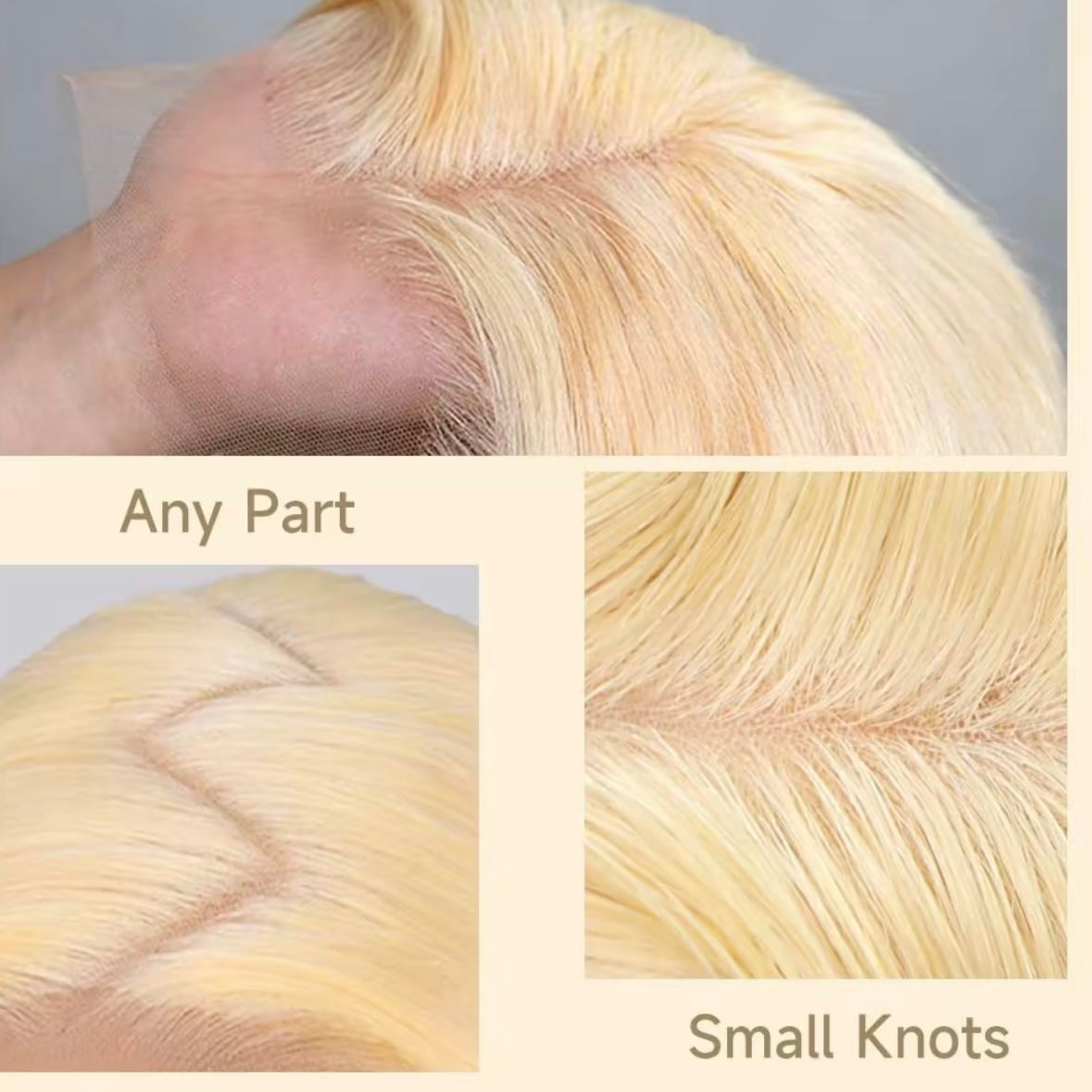 Wear and go | TangleGuard™ 613 blonde Bone straight glueless