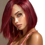 Mii+ Signature-Bob #99J Burgundy red straight