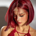 Mii+ Signature-Bob #99J Burgundy red straight