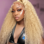 Mii+ Signature- #613 blonde jerry Curly 180% density