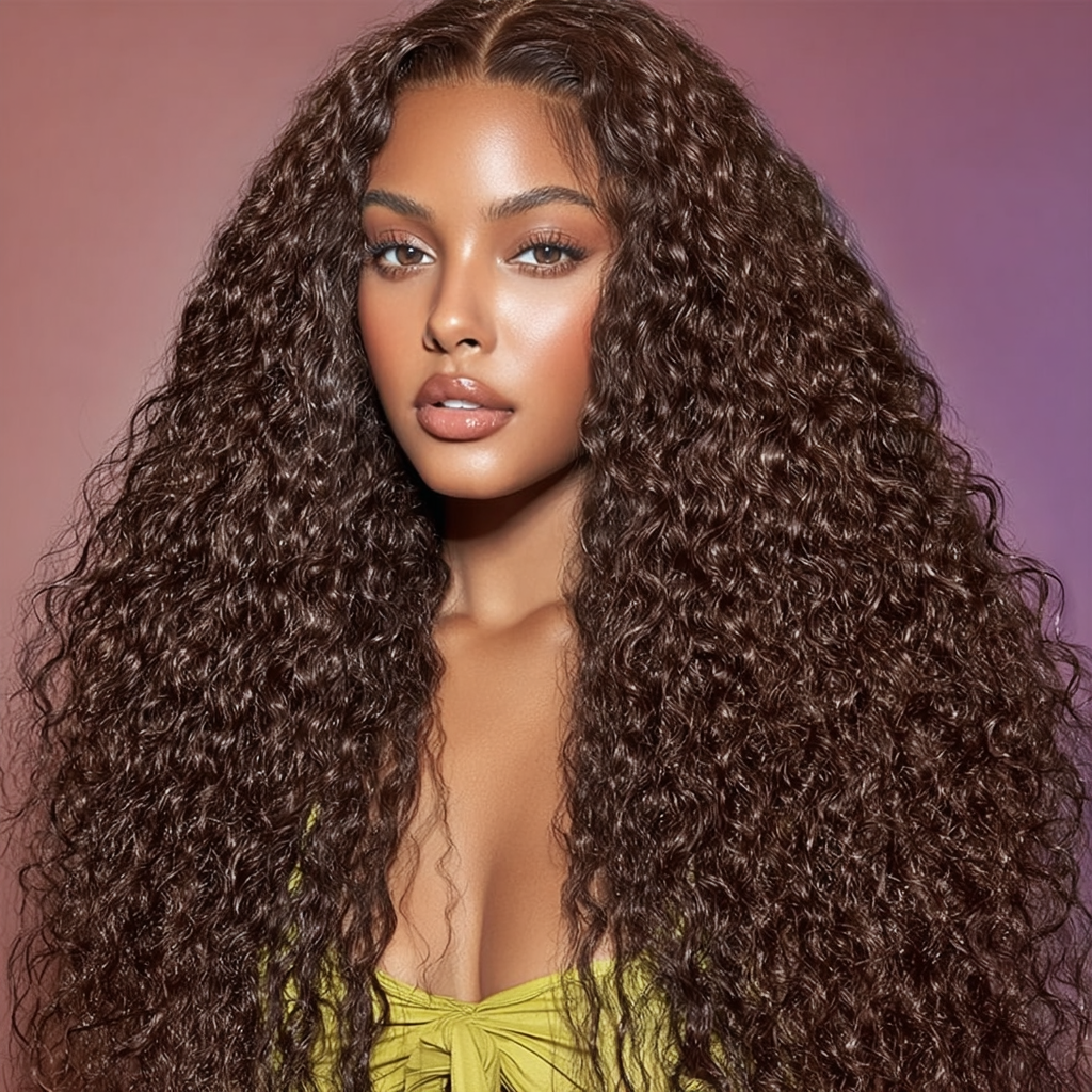 Mii+ Signature | chocolate brown Deep Curly HD Lace