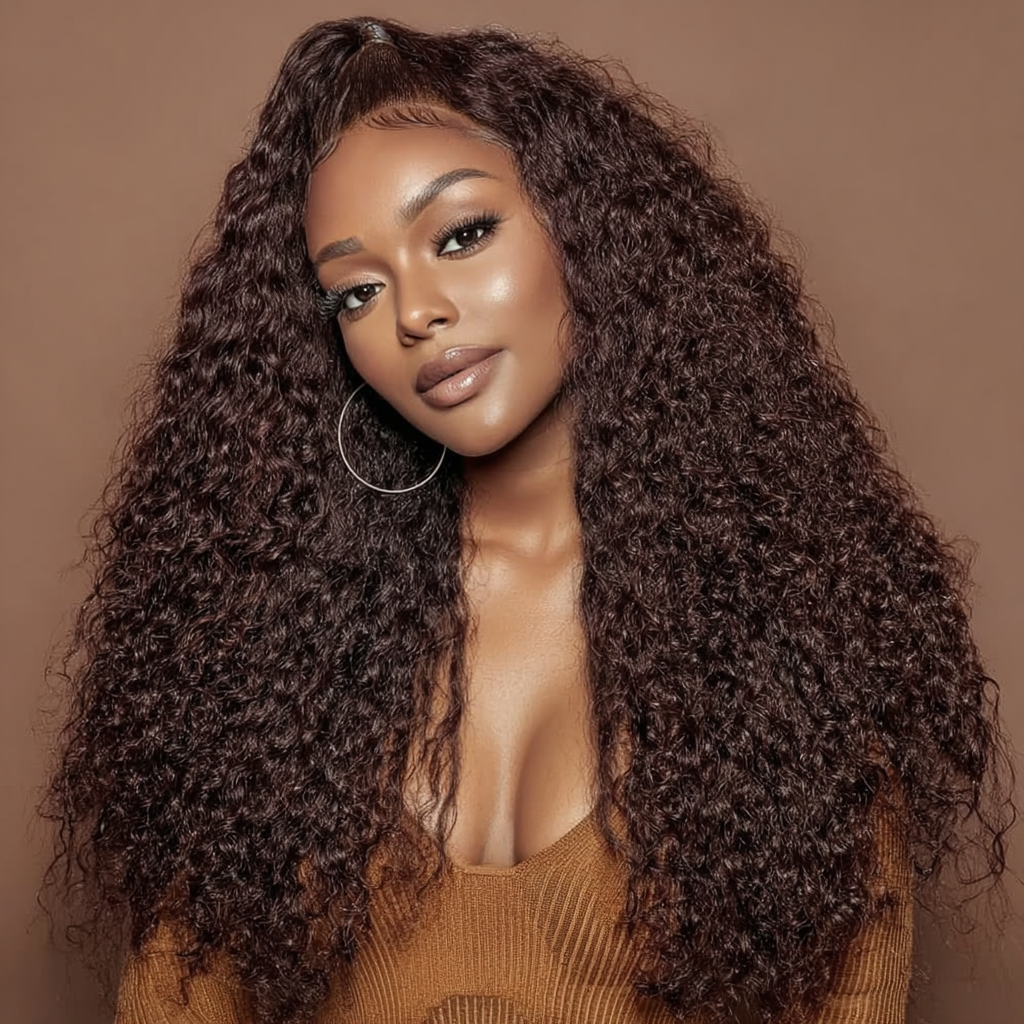 Mii+ Signature | chocolate brown Deep Curly HD Lace