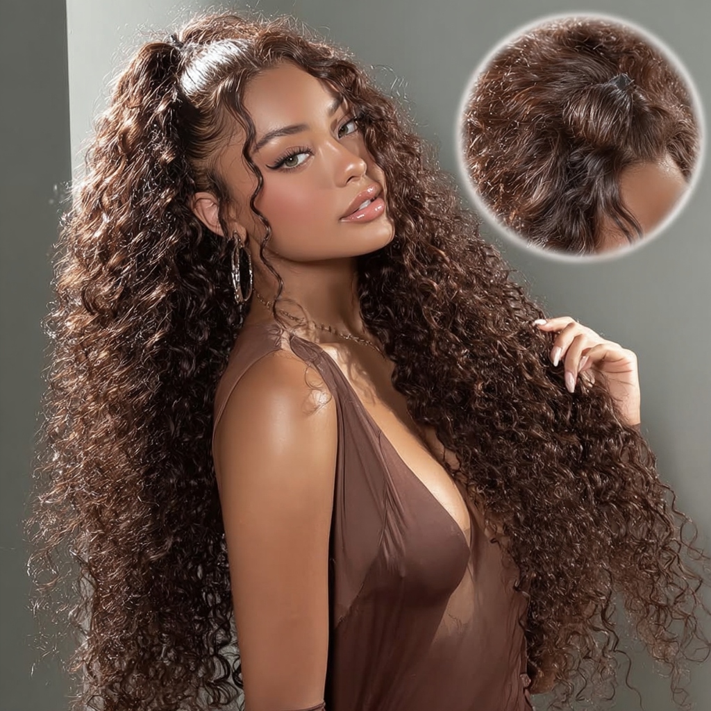 Mii+ Signature- brown water wave glueless