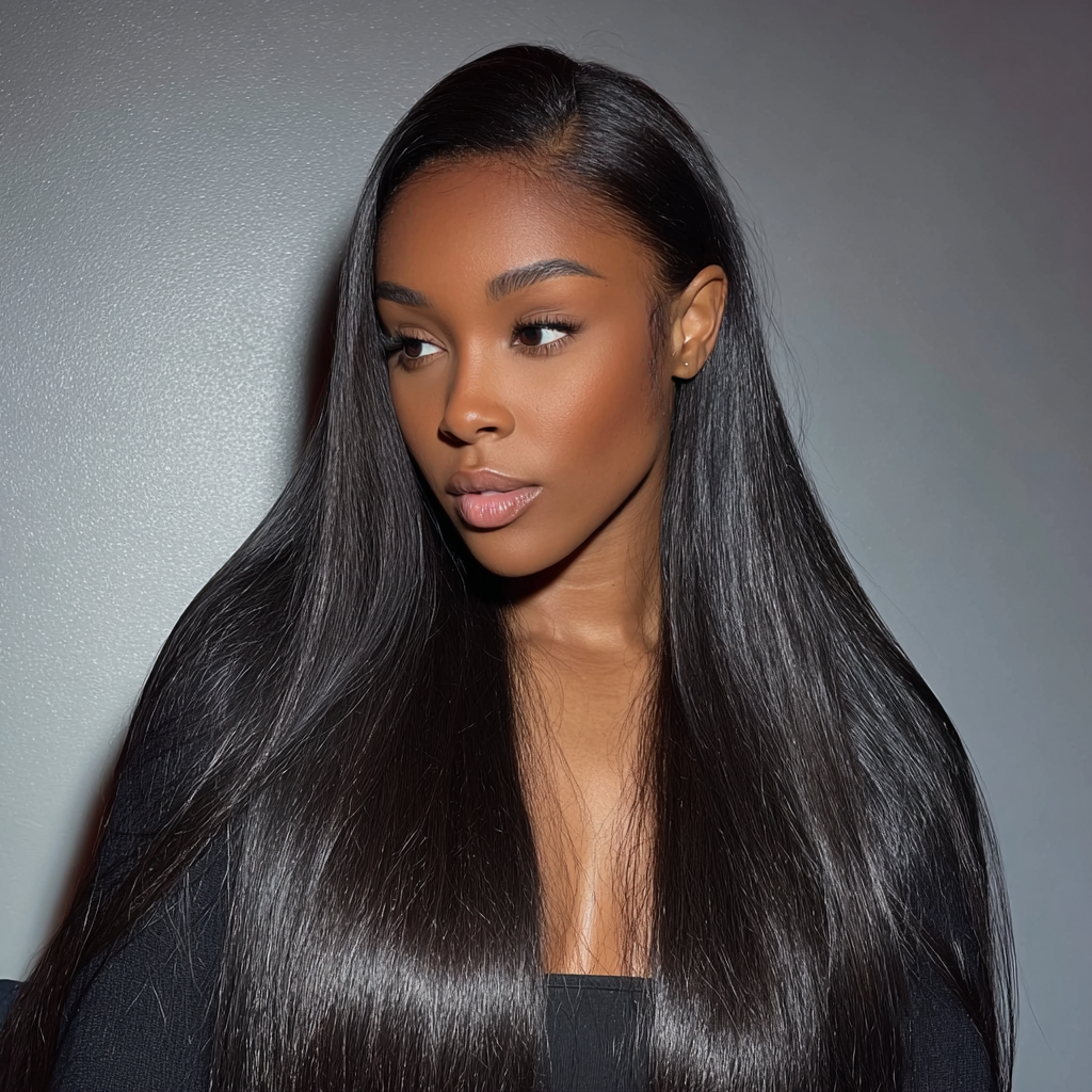Mii+ Signature- TangleGuard™ natural black bone straight