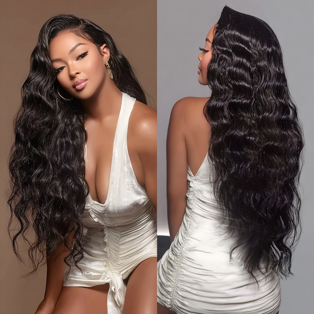 Royal Raw Remy hair - B1 Black Loose Deep HD Lace glueless pre-plucked