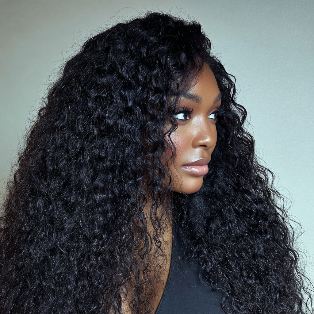 Wear and go |#B1 Black Burmese Curly